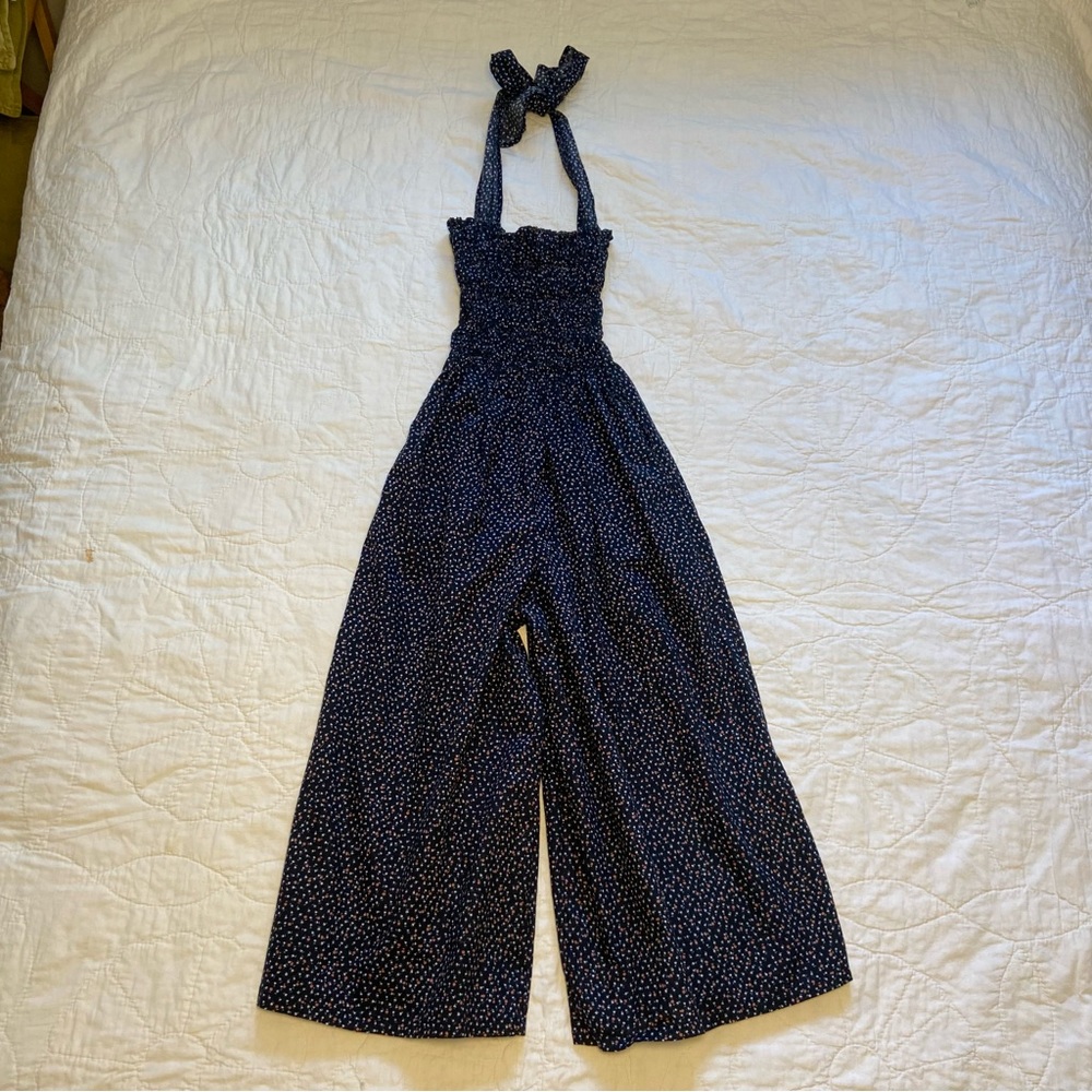 Vintage handmade smocked top jumpsuit - Picture 7 of 9